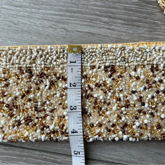 Suzie  Blue Beaded Evening Clutch - Picture 11 of 11